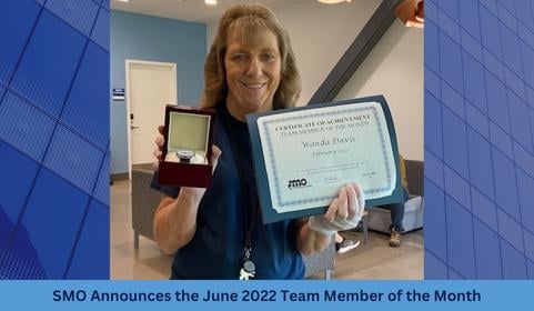 SMO Announces the June 2022 Team Member of the Month